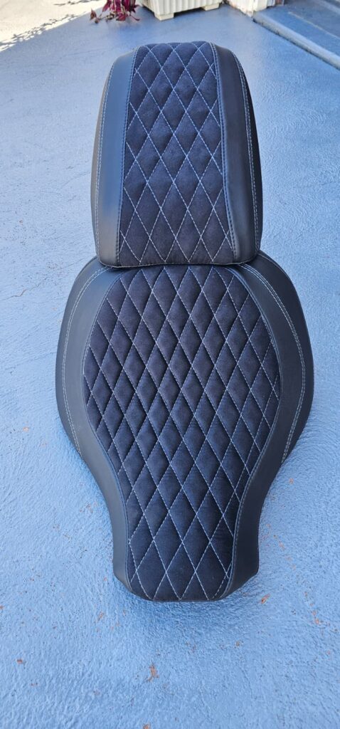 Motorcycle seat repairs